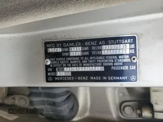 1989 Mercedes-Benz 420 420SEL with VIN WDBCA35E1KA465561, listed as a Copart auction lot 61400034 with 95,852 mi miles and Non Repairable. Bid and sale history available at carsss.com. Image 12.