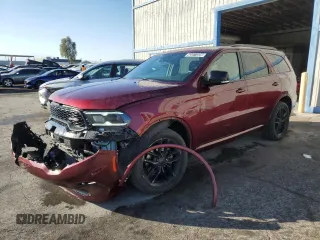 2023 Dodge Durango GT Plus with VIN 1C4RDJDG9PC571441, listed as a Copart auction lot 43377225 with 54,200 mi miles and Clean Title. Bid and sale history available at carsss.com. Image 1.