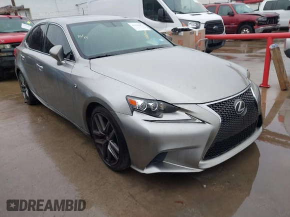 2015 Lexus IS with VIN JTHBF1D22F5055567, listed as a IAAI auction lot 41928372 with 175,725 mi miles. Bid and sale history available at carsss.com. Image 1.