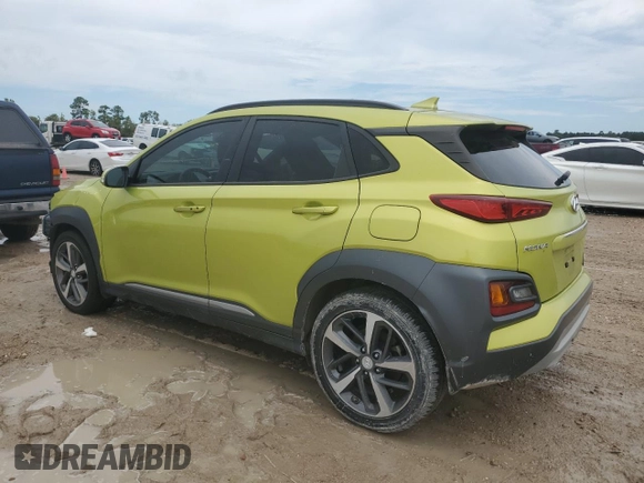 2019 Hyundai Kona Limited with VIN KM8K33A58KU327264, listed as a Copart auction lot 63479264 with 46,187 mi miles and Clean Title. Bid and sale history available at carsss.com. Image 2.