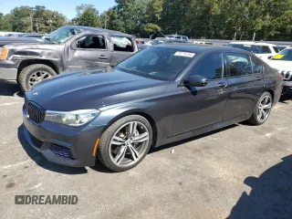 2018 BMW 7 Series 740i with VIN WBA7E2C56JG742234, listed as a Copart auction lot 76716154 with 138,581 mi miles and Salvage Title. Bid and sale history available at carsss.com. Image 1.
