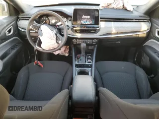 2025 Jeep Compass Sport with VIN 3C4NJDAN9ST516030, listed as a Copart auction lot 52292005 with 2,094 mi miles and Salvage title. Bid and sale history available at DreamBid. Image 8.