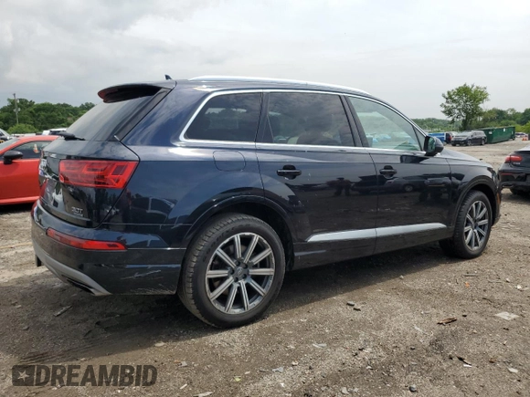 2017 Audi Q7 Premium Plus with VIN WA1LAAF75HD058074, listed as a Copart auction lot 63446045 with 214,453 mi miles and Clean title. Bid and sale history available at DreamBid. Image 4.