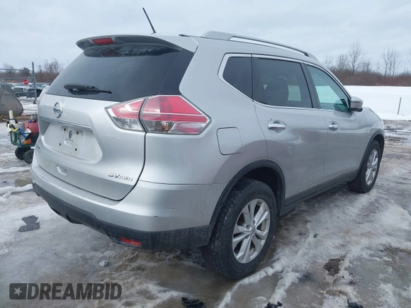 2016 Nissan Rogue SL with VIN 5N1AT2MVXGC896051, listed as a IAAI auction lot 41684560 with 102,182 mi miles and . Bid and sale history available at DreamBid. Image 4.