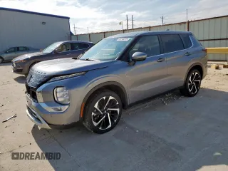 2022 Mitsubishi Outlander SE with VIN JA4J4UA84NZ031558, listed as a Copart auction lot 59740375 with 61,280 mi miles and Salvage title. Bid and sale history available at DreamBid. Image 1.