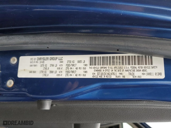 2010 Dodge Ram 1500 ST with VIN 3D7JB1EK1AG107611, listed as a Copart auction lot 78062694 with 182,672 mi miles and Salvage Title. Bid and sale history available at carsss.com. Image 12.
