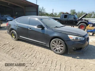 2016 Kia Cadenza Premium with VIN KNALN4D72G5215760, listed as a Copart auction lot 76055694 with 94,433 mi miles and Clean Title. Bid and sale history available at carsss.com. Image 4.