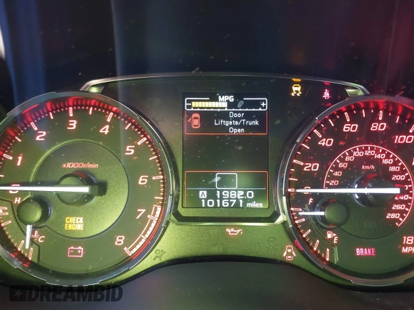 2015 Subaru WRX с VIN JF1VA1A67F9823689, выставлен на аукционе IAAI как лот 41600783 с пробегом 101 671 миль миль и . История ставок и продаж доступна на DreamBid. Изображение 7.