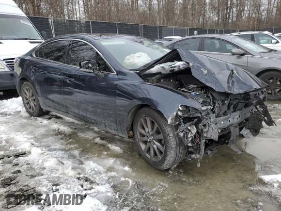 2020 Mazda 6 Sport with VIN JM1GL1UM0L1521260, listed as a Copart auction lot 87309064 with 62,143 mi miles and Salvage Title. Bid and sale history available at DreamBid. Image 4.