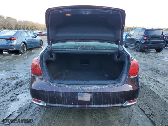 2015 Acura RLX Tech Pkg with VIN JH4KC1F5XFC001297, listed as a Copart auction lot 41814825 with 102,801 mi miles and Salvage Title. Bid and sale history available at carsss.com. Image 6.