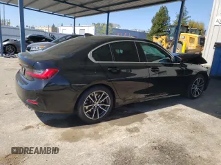 2021 BMW 3 Series 330e with VIN 3MW5P7J09M8B74912, listed as a Copart auction lot 50391615 with 0 mi miles and Salvage Title. Bid and sale history available at carsss.com. Image 3.
