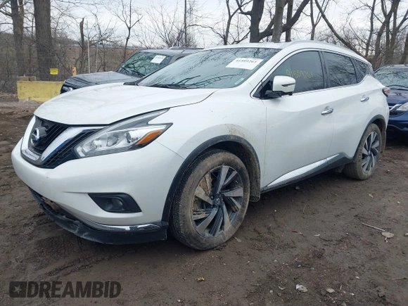 2017 Nissan Murano S with VIN 5N1AZ2MH6HN126489, listed as a IAAI auction lot 41559261 with 81,567 mi miles and . Bid and sale history available at DreamBid. Image 2.