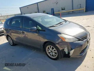 2013 Toyota Prius Two with VIN JTDZN3EU0D3229871, listed as a Copart auction lot 53303985 with 130,420 mi miles and Salvage Title. Bid and sale history available at DreamBid. Image 4.