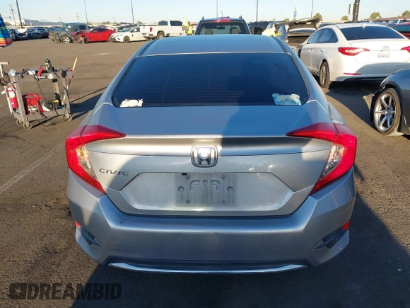 2019 Honda Civic Sedan LX with VIN 2HGFC2F66KH550182, listed as a IAAI auction lot 41861965 with 160,344 mi miles. Bid and sale history available at carsss.com. Image 16.