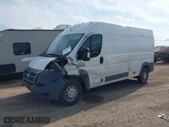 2017 Ram ProMaster Cargo with VIN 3C6TRVDG0HE522046, listed as a IAAI auction lot 41903792 with 352,102 mi miles and . Bid and sale history available at carsss.com. Image 17.