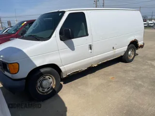 2006 Ford Econoline Cargo with VIN 1FTRE14W76HB24872, listed as a IAAI auction lot 42081212 with Not Provided miles and . Bid and sale history available at carsss.com. Image 2.