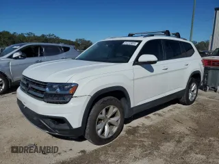 2018 Volkswagen Atlas Launch Edition z VIN 1V2BR2CA2JC509892, wystawiony jako Copart lot #81272824 z przebiegiem 107 686 mil mil oraz Szkoda całkowita • Salvage title. Historia ofert i sprzedaży dostępna na DreamBid. Obrazek 1.