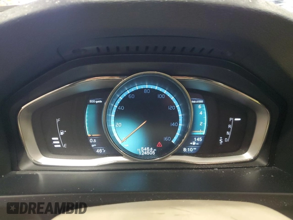 2015 Volvo V60 T5 Drive-E Premier with VIN YV140MEK7F1261304, listed as a Copart auction lot 81284994 with 124,505 mi miles and Salvage Title. Bid and sale history available at carsss.com. Image 9.