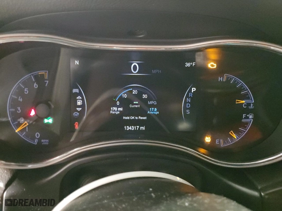 2015 Jeep Grand Cherokee Laredo with VIN 1C4RJFAGXFC651324, listed as a Copart auction lot 43622905 with 134,317 mi miles and Salvage Title. Bid and sale history available at carsss.com. Image 9.