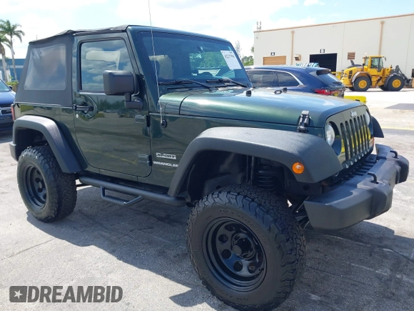 2010 Jeep Wrangler Sport with VIN 1J4AA2D17AL126737, listed as a IAAI auction lot 42237596 with 119,391 mi miles and . Bid and sale history available at carsss.com. Image 1.