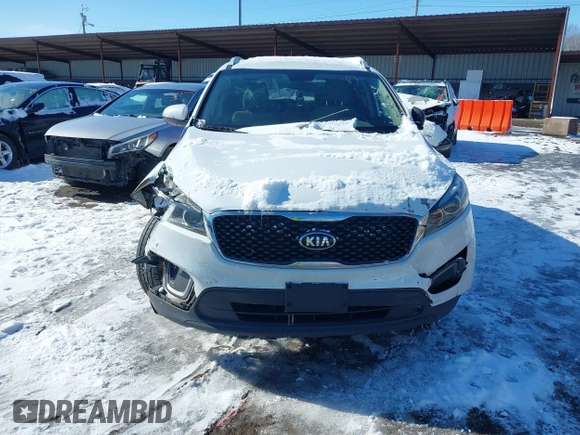 2017 Kia Sorento LX with VIN 5XYPG4A33HG268217, listed as a IAAI auction lot 41595753 with 1 mi miles. Bid and sale history available at carsss.com. Image 12.