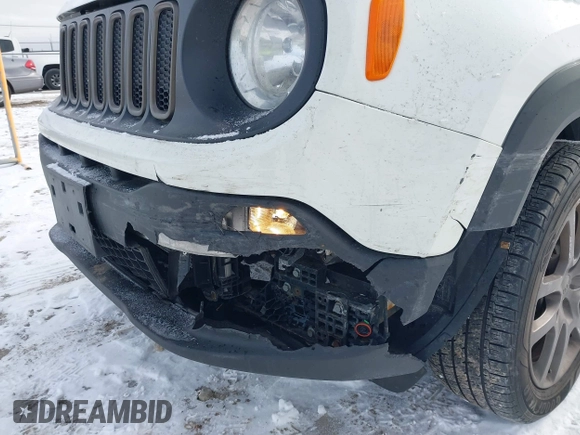 2016 Jeep Renegade Latitude with VIN ZACCJBBT9GPD73507, listed as a IAAI auction lot 41504897 with 108,331 mi miles. Bid and sale history available at carsss.com. Image 6.