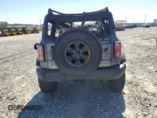 2023 Ford Bronco with VIN 1FMEE5DP0PLA82957, listed as a Copart auction lot 46876635 with Not Provided miles and Non Repairable. Bid and sale history available at carsss.com. Image 6.