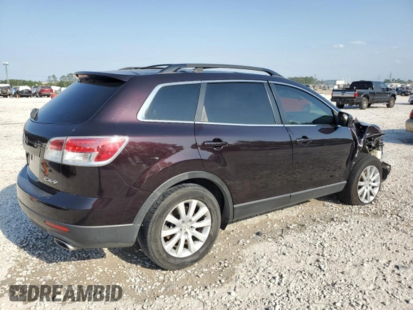 2008 Mazda CX-9 Sport with VIN JM3TB28A580139057, listed as a Copart auction lot 53291295 with 196,510 mi miles and Salvage Title. Bid and sale history available at DreamBid. Image 3.
