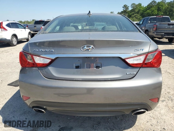 2014 Hyundai Sonata Limited with VIN 5NPEC4AB3EH844712, listed as a Copart auction lot 52318115 with 106,817 mi miles and Clean Title. Bid and sale history available at DreamBid. Image 6.