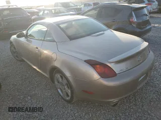 2002 Lexus SC 430 with VIN JTHFN48YX20008072, listed as a Copart auction lot 71428204 with 113,874 mi miles and Salvage Title. Bid and sale history available at carsss.com. Image 2.