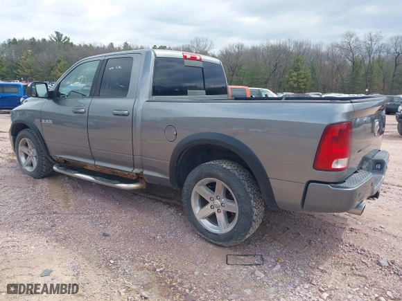 2010 Dodge Ram 1500 Laramie with VIN 1D7RV1GT8AS186672, listed as a IAAI auction lot 41456072 with 207,659 mi miles. Bid and sale history available at carsss.com. Image 3.