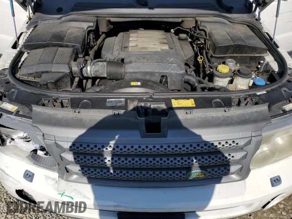 2008 Land Rover Range Rover Sport HSE with VIN SALSK25488A129239, listed as a Copart auction lot 48887535 with 205,090 mi miles and Salvage Title. Bid and sale history available at carsss.com. Image 12.