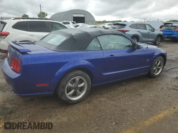 2005 Ford Mustang GT Deluxe with VIN 1ZVHT85H055196732, listed as a Copart auction lot 55848375 with 148,083 mi miles and Salvage Title. Bid and sale history available at DreamBid. Image 3.