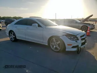 2014 Mercedes-Benz CLS 550 with VIN WDDLJ7DB3EA116671, listed as a Copart auction lot 62872145 with 108,257 mi miles and Salvage title. Bid and sale history available at DreamBid. Image 4.