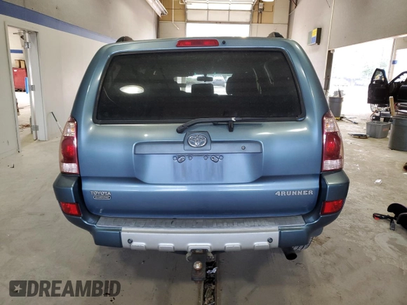 2004 Toyota 4Runner SR5 with VIN JTEBU14R540037073, listed as a Copart auction lot 43464725 with 236,201 mi miles and Salvage Title. Bid and sale history available at DreamBid. Image 6.