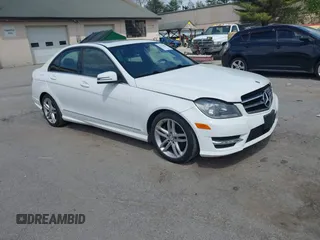 2014 Mercedes-Benz C with VIN WDDGF8AB5EA948820, listed as a IAAI auction lot 42234476 with 169,559 mi miles. Bid and sale history available at carsss.com. Image 1.