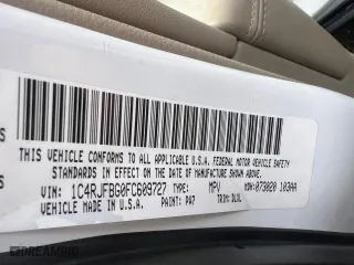 2015 Jeep Grand Cherokee Limited with VIN 1C4RJFBG0FC609727, listed as a Copart auction lot 53431285 with 181,000 mi miles and Clean Title. Bid and sale history available at carsss.com. Image 10.