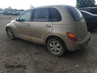 2002 Chrysler PT Cruiser Limited with VIN 3C8FY68B22T329329, listed as a Copart auction lot 60836885 with 99,398 mi miles and Salvage title. Bid and sale history available at DreamBid. Image 2.