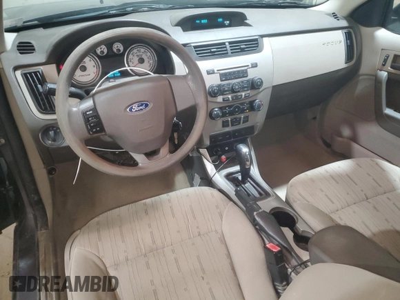 2009 Ford Focus SE with VIN 1FAHP35N59W222036, listed as a Copart auction lot 51323355 with 186,429 mi miles and Salvage Title. Bid and sale history available at carsss.com. Image 8.