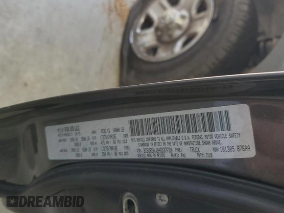 2017 Ram 2500 Tradesman with VIN 3C6UR5HJ2HG537730, listed as a Copart auction lot 51007265 with 142,405 mi miles and Salvage title. Bid and sale history available at DreamBid. Image 14.
