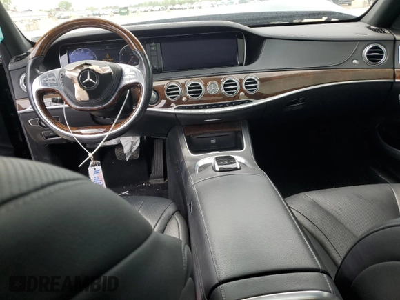 2015 Mercedes-Benz S 550 with VIN WDDUG8FBXFA079688, listed as a Copart auction lot 54261915 with 103,225 mi miles and Salvage Title. Bid and sale history available at DreamBid. Image 8.