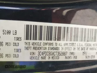 2012 Dodge Journey SXT with VIN 3C4PDCBG0CT352887, listed as a IAAI auction lot 42618786 with 201,008 mi miles and . Bid and sale history available at DreamBid. Image 9.