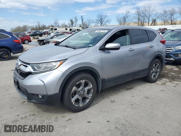 2019 Honda CR-V EX-L with VIN 5J6RW2H89KL034686, listed as a Copart auction lot 50867115 with 100,830 mi miles and Salvage Title. Bid and sale history available at carsss.com. Image 1.