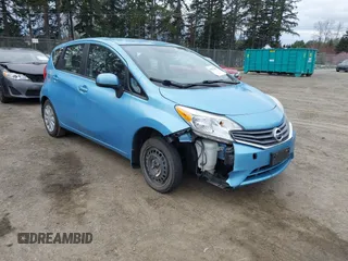 2014 Nissan Note SV with VIN 3N1CE2CP5EL365581, listed as a IAAI auction lot 41831047 with 53,660 mi miles and . Bid and sale history available at DreamBid. Image 1.