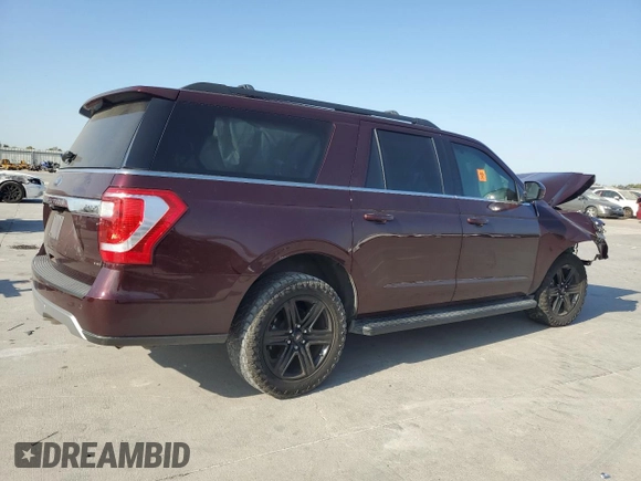 2021 Ford Expedition Max XLT with VIN 1FMJK1HT3MEA44100, listed as a Copart auction lot 78116324 with Not provided miles and Salvage title. Bid and sale history available at DreamBid. Image 3.