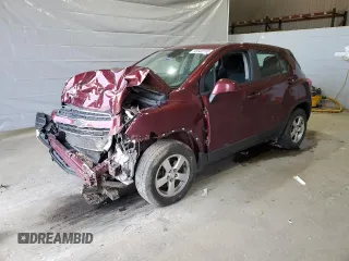 2016 Chevrolet Trax LS z VIN 3GNCJNSB4GL243384, wystawiony jako Copart lot #53548195 z przebiegiem Nie podano mil oraz Szkoda całkowita • Salvage title. Historia ofert i sprzedaży dostępna na DreamBid. Obrazek 1.