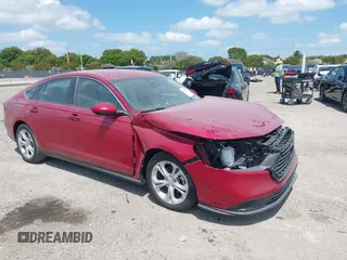 2024 Honda Accord LX z VIN 1HGCY1F2XRA089881, wystawiony jako IAAI lot #42150715 z przebiegiem 5 609 mil mil oraz . Historia ofert i sprzedaży dostępna na DreamBid. Obrazek 1.