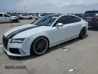 2013 Audi S7 Prestige with VIN WAUW2AFC1DN153696, listed as a Copart auction lot 61554044 with 151,338 mi miles and Salvage Title. Bid and sale history available at carsss.com. Image 1.