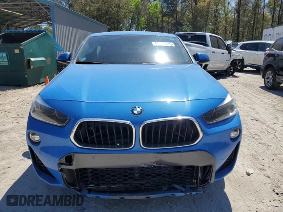 2018 BMW X2 xDrive28i with VIN WBXYJ5C38JEF78411, listed as a Copart auction lot 50469495 with 75,534 mi miles and Salvage Title. Bid and sale history available at carsss.com. Image 5.