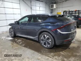 2022 Kia EV6 Light with VIN KNDC34LB8N5071384, listed as a Copart auction lot 88731405 with 15,528 mi miles and Salvage Title. Bid and sale history available at carsss.com. Image 2.